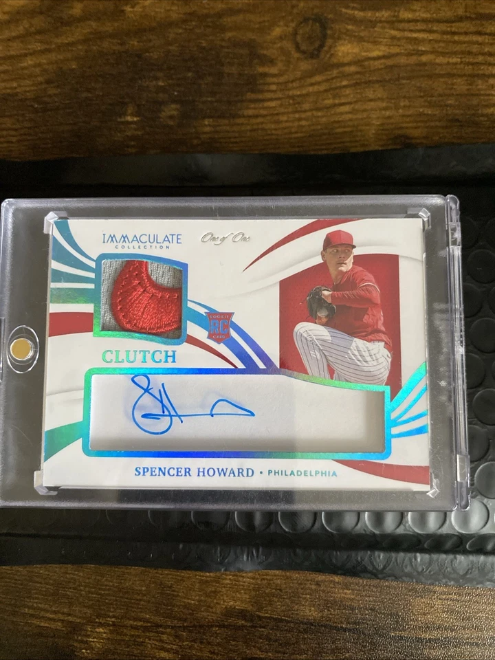 1/1 Spencer Howard Panini Immaculate Collection Clutch Rookie Card RC - Image 1 of 2