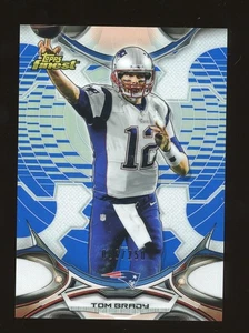 2015 TOPPS FINEST ( MINT+ ) TOM BRADY 140 BLUE REFRACTOR /250 SUPER BOWL YEAR - Bild 1 von 2