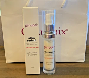 NEW CHAMONIX GENUCEL Ultra Retinol anti-wrinkle Treatment SENSITIVE SKIN NIB - Picture 1 of 3