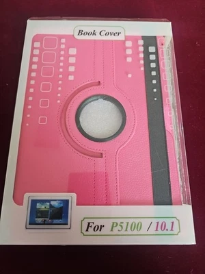 Pefora Book Cover For Samsung Galaxy Tab 10.1 (P5100 model).  Pink, New In... - Image 1 of 2
