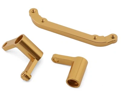 ST Racing Concepts Redcat Lowrider Aluminum Steering Bellcrank Set (Gold) - Image 1 of 2
