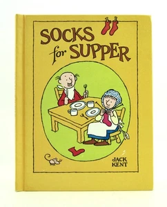 SOCKS FOR SUPPER Jack Kent 1978 Parents Magazine Press 1st printing HB VGC L2 - Picture 1 of 6