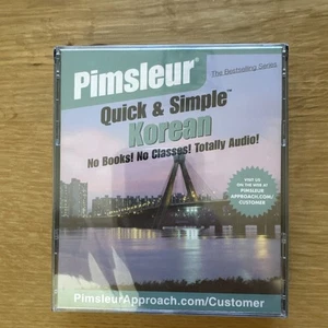 Pimsleur Quick & Simple Korean CD NEW Sealed - Picture 1 of 4