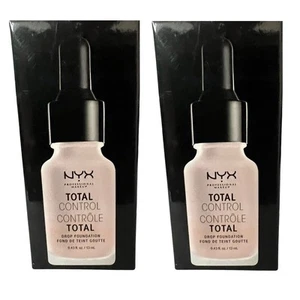 Pack of 2 NYX Total Control Drop Foundation, Beige # TCDF11 - Picture 1 of 6