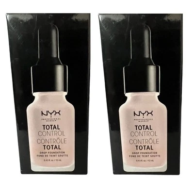 Pack of 2 NYX Total Control Drop Foundation, Beige # TCDF11 - Image 1 of 4