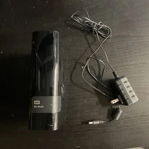 WD My Book 3TB Portable Hard Drive HDD WDBFJK0030HBK-04 w/ Power adapter - Picture 1 of 7