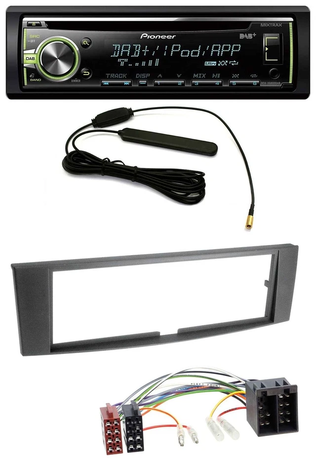 Pioneer MP3 USB CD DAB AUX Autoradio für Renault Laguna II (2005-2008) - Bild 1 von 4