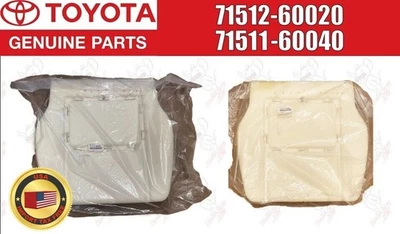 Juego de almohadillas de asiento delantero L+R OEM genuino Toyota FJ80 FZJ80 HDJ80 LAND CRUISER Foto 1 de 4