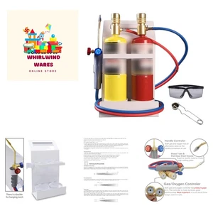 Oxygen MAPP Torch Kit With Pressure Meter With Tank Support, Glasses And Flin... - Picture 1 of 7