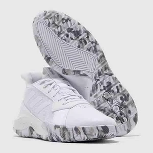 Adidas RUNTHEGAME Low Basketball Shoes White Gray EE9648 SIZE 12 New In Box $89 - Picture 1 of 8