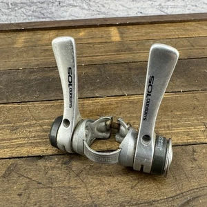 Vintage Shimano 105 SL-1050 Downtube Shifters 6s SIS Light Action Japan Road - Picture 1 of 12