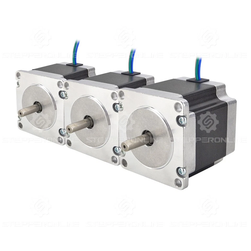 Nema 23 E Series 1.28 deg 1.26 Nm 2.8 A 4-Wire Bipolar Stepper Motor