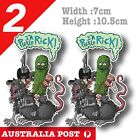 Pickle Rick On Rat - Rick And Morty Funny  Cartoon  Sticker