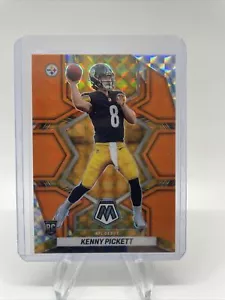 Mosaico Panini 2022 Kenny Pickett radiocontrol NFL debut naranja mosaico Prizm #270 Steelers - Imagen 1 de 2