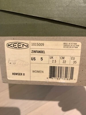 KEEN Women's Howser II  Zinfandel Red Nylon Shoes Red Size 5, 1015009 - Image 1 of 4