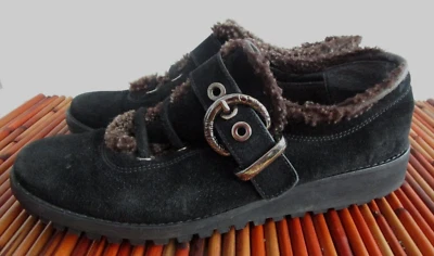 Stuart Weitzman Mujer Invierno Zapato Botas Talla 9.5 N Marrón Gamuza Hebilla Cierre Foto 1 de 4