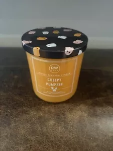 DW Creepy Pumpkin Candle 9.3 oz Halloween - Picture 1 of 1