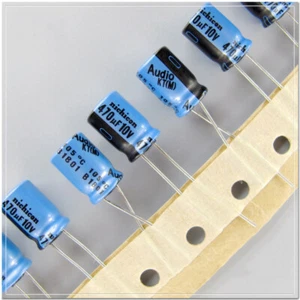 Nichicon KT (Audio) series 470uF/10V470uF 105℃ fever Audio capacitor 8x11.5mm - Bild 1 von 2