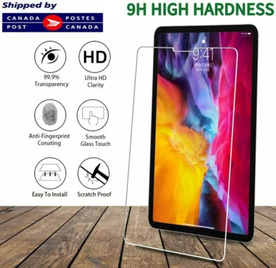 for iPad pro 9.7 10.2 10.5 11 12.9 Air Mini 3 4 5 6 7th 8th 9th Screen Protector - Image 1 of 4