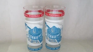 Vasos de vidrio Salón de la Fama de la Liga Nacional de Fútbol Americano #1 Cantón, Ohio - Imagen 1 de 12