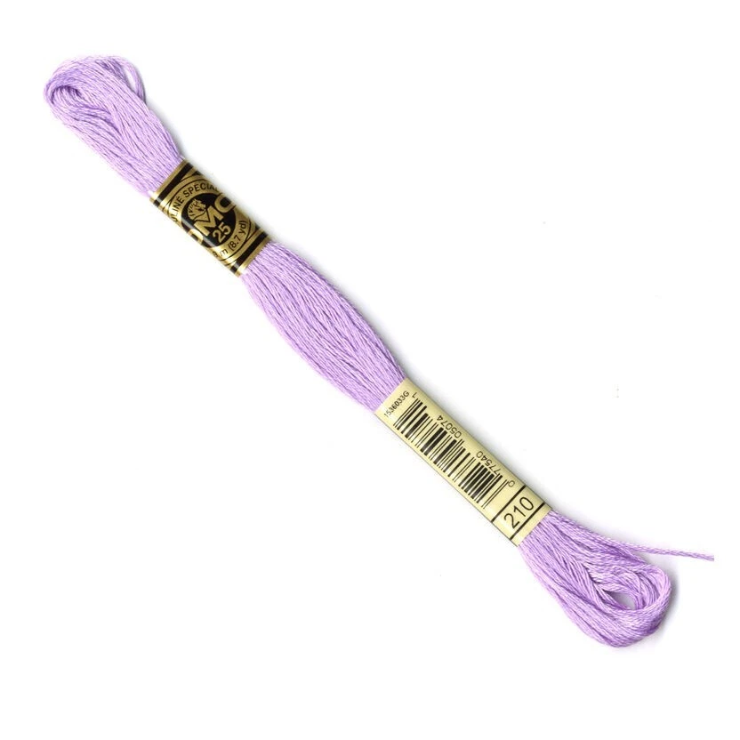 DMC 117210 Six Strand Embroidery Cotton Floss Medium Lavender 8.7yard