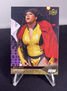 2025 AEW Upper Deck Nyla Rose High Gloss /10 Bookend 10/10 #16 SSP - Picture 1 of 2