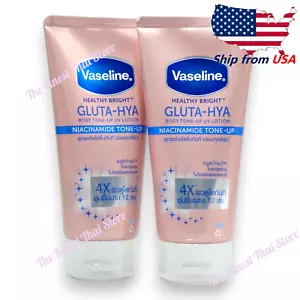 Vaseline Healthy Bright Hya Body UV Lotion Niacinamide Tone Up 170ml x 2 - Picture 1 of 2