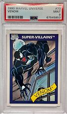 1990 Impel Marvel Universe Venom #73 Rookie Card RC PSA 9 MINT *FRESHLY GRADED*