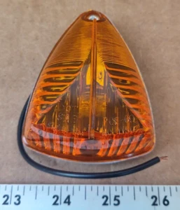 Signal-Stat Single Wire PCE69 Amber Light Lamp Assembly, pn 1150 ( no connector) - Picture 1 of 5