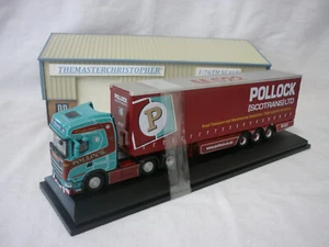 Oxford Diecast Modern Truck 1:76th Scania S Series Curtainside Pollock 76SNG002 - Picture 1 of 3