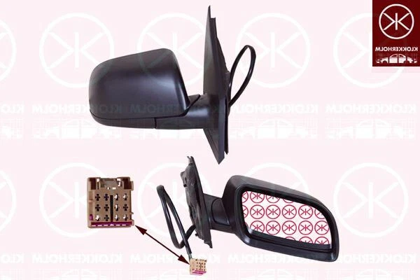 NUEVO Espejo de puerta completo - derecho - eléctrico - se adapta a Volkswagen Polo (9N_) 2001-2012 Foto 1 de 1