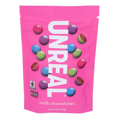 Chocolate Gems Milk Chocolate 5 Oz(Case Of 6) By Unreal - Image 1 of 1