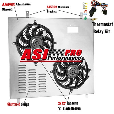 Aluminum Shroud Fan Relay For 1999-2005 2002 Ford F250 F350 F450 F550 6.8L 7.3L - Image 1 of 4