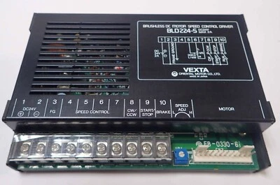 VEXTA ORIENTAL MOTOR BRUSHLESS DC MOTOR SPEED CONTROL DRIVER - Image 1 of 4