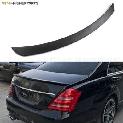 For 2008-2013 Mercedes-Benz S63 AMG S65 AMG S550 S600 Trunk Spoiler Wing Foto 1 de 4