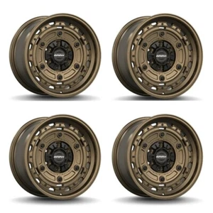 Set 4 20" Brink Wheels B402 Barracks Bronze 20x9 Flow Formed 5x5 5x4.5 0mm Rims - Picture 1 of 7