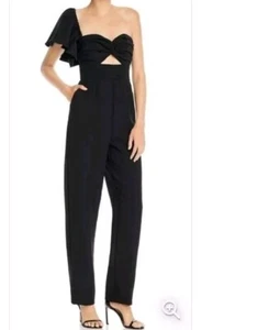 Keepsake Women's Size 8 Black One Shoulder Cutout Delight Jumpsuit New with Tags - Picture 1 of 6
