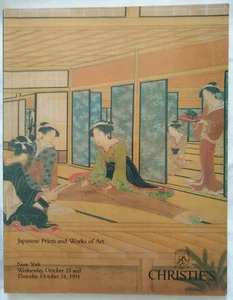 Christie's NY Japanese Prints and Works of Art 10/23-24/1991 - Picture 1 of 4