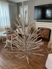 Vintage 6 ft  Aluminum Christmas Tree 63 Branches - No Stand