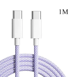 For iPhone 16 Pro Max 15 USB-C to USB-C Cable Fast Charger Type C Charging Cord - Picture 1 of 20