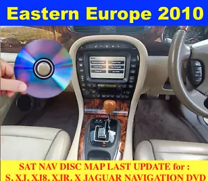 SAT NAV DVD DISC MAP UPDATE for S-Type, XJ, XJ8, XJR, X JAGUAR - Eastern Europe - Picture 1 of 2