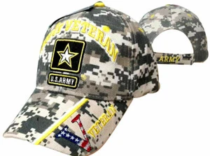 U.S. ARMY VETERAN Hat Cap ARMY STRONG Military Officially Licensed Baseball Cap - Picture 1 of 1