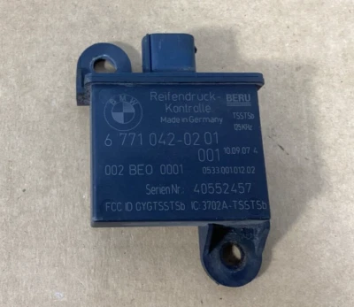 2006-2013 BMW X3 TRANSMISSOR GATILHO SENSOR DE PRESSÃO DE PNEU MÓDULO DE CONTROLE FABRICANTE DE EQUIPAMENTO ORIGINAL. - Imagem 1 de 4