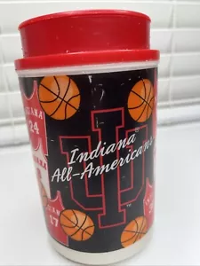 Taza de viaje IU con mango 20 OZ plástico Indiana Hoosiers baloncesto vintage - Imagen 1 de 7