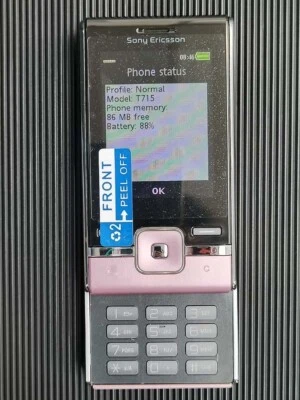Unlocked - Sony Ericsson T715 - 2G 3G 3MP Keyboard Slider phone fully working - Image 1 of 4