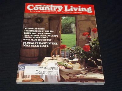 1988 APRIL COUNTRY LIVING MAGAZINE - FOODS OF MARYLAND FRONT COVER - H 5511 - Image 1 of 2