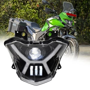 LED Projector Headlights for Kawasaki Versys-X300 Z650 Versys-X300 KLE300 17- 21 - Picture 1 of 7