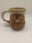 Vintage Golden Age Pottery Face Big Nose and Mustache Man  Stoneware Stamped
