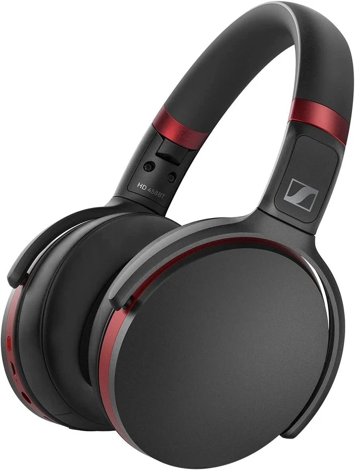 Sennheiser HD 458BT Wireless Noise Cancelling Headphones (Black/Red)  - HD 458BT - Image 1 of 1