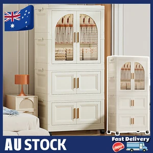 Heavyduty Storage Containers Cabinet Large Toy Organiser Stackable Box Wardrobe - Picture 1 of 8